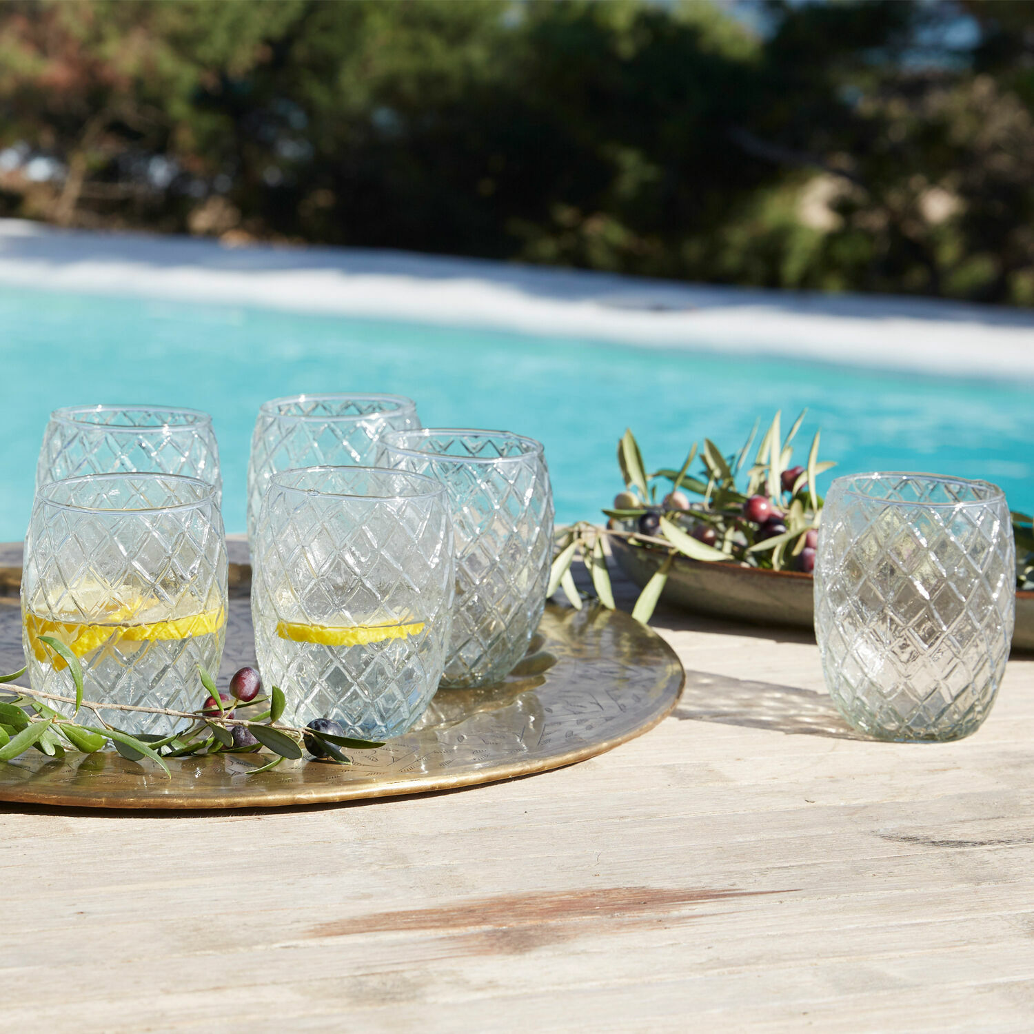Set di 6 bicchieri Corrofin