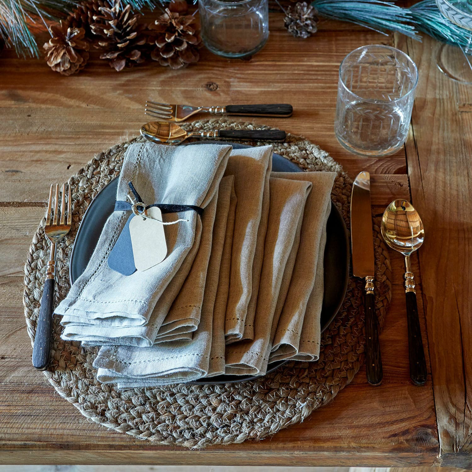 Set di 6 tovaglioli Fibi