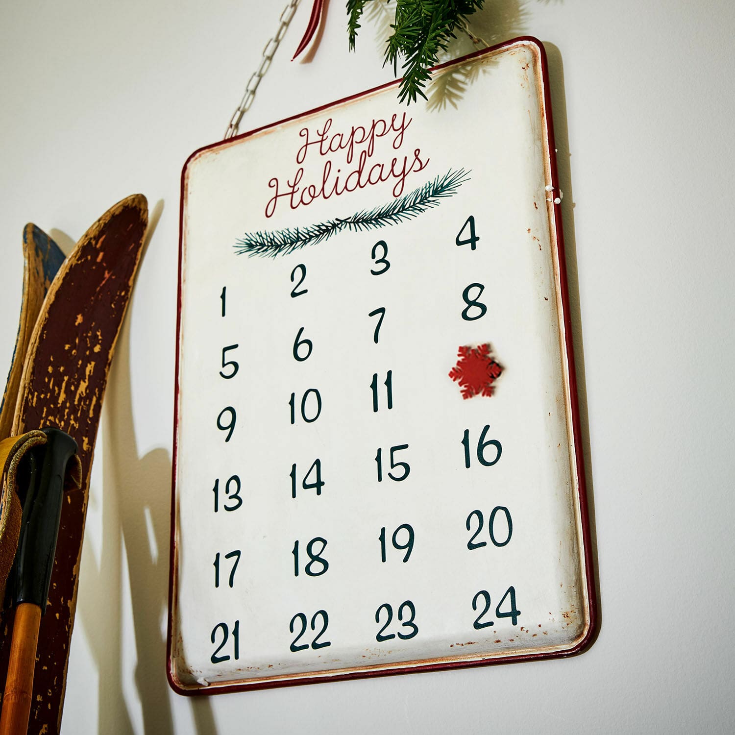 Targa decorativa Happy Holidays