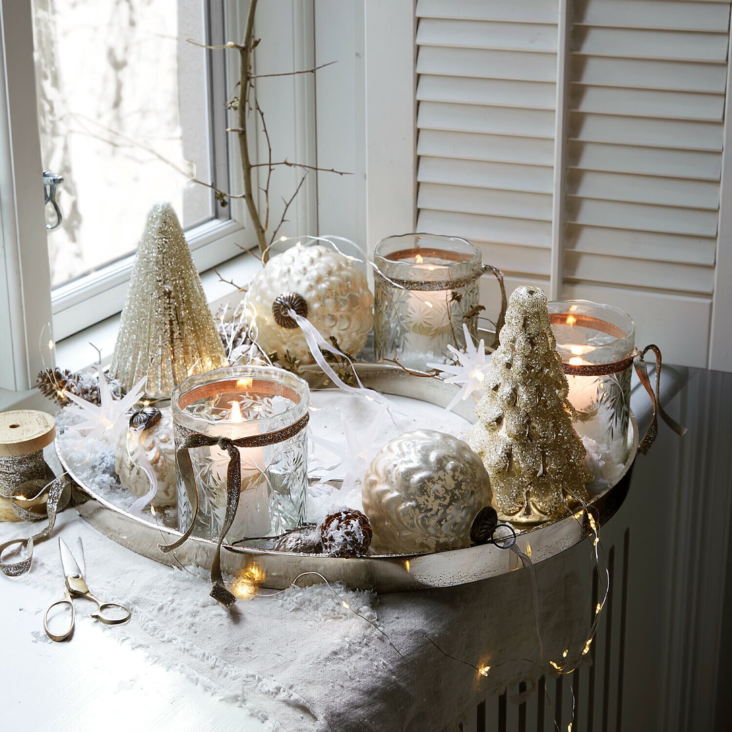 Set di 6 decorazioni per l"albero di Natale Domara