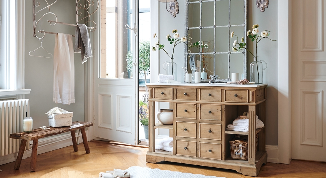 Bagno in stile shabby