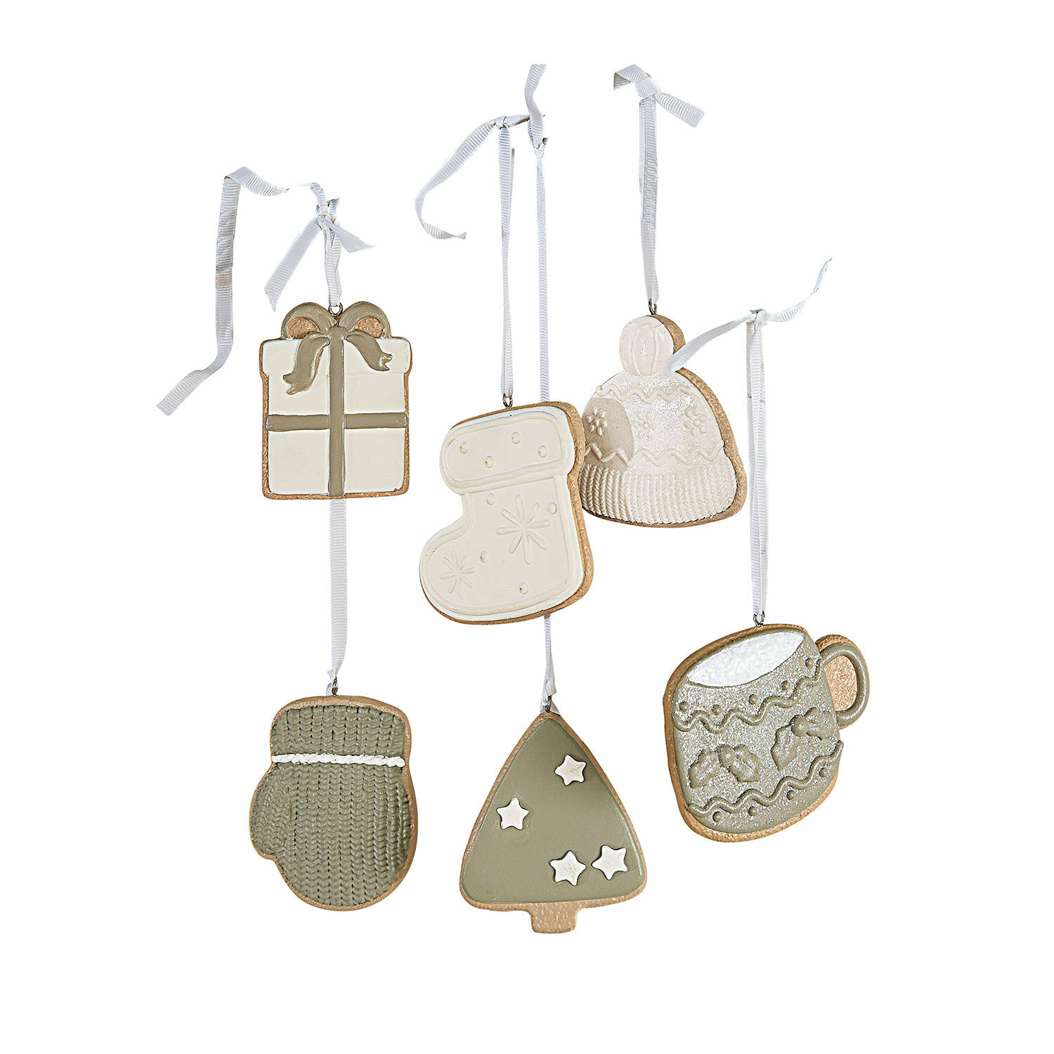 Set di 6 decorazioni da appendere Cookeville