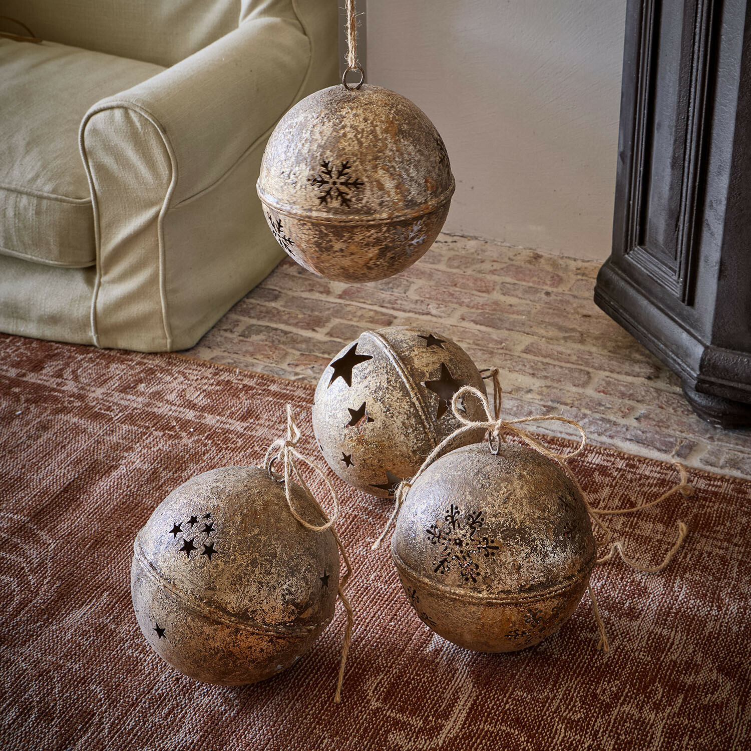 Set di 4 palline decorative Elyzara