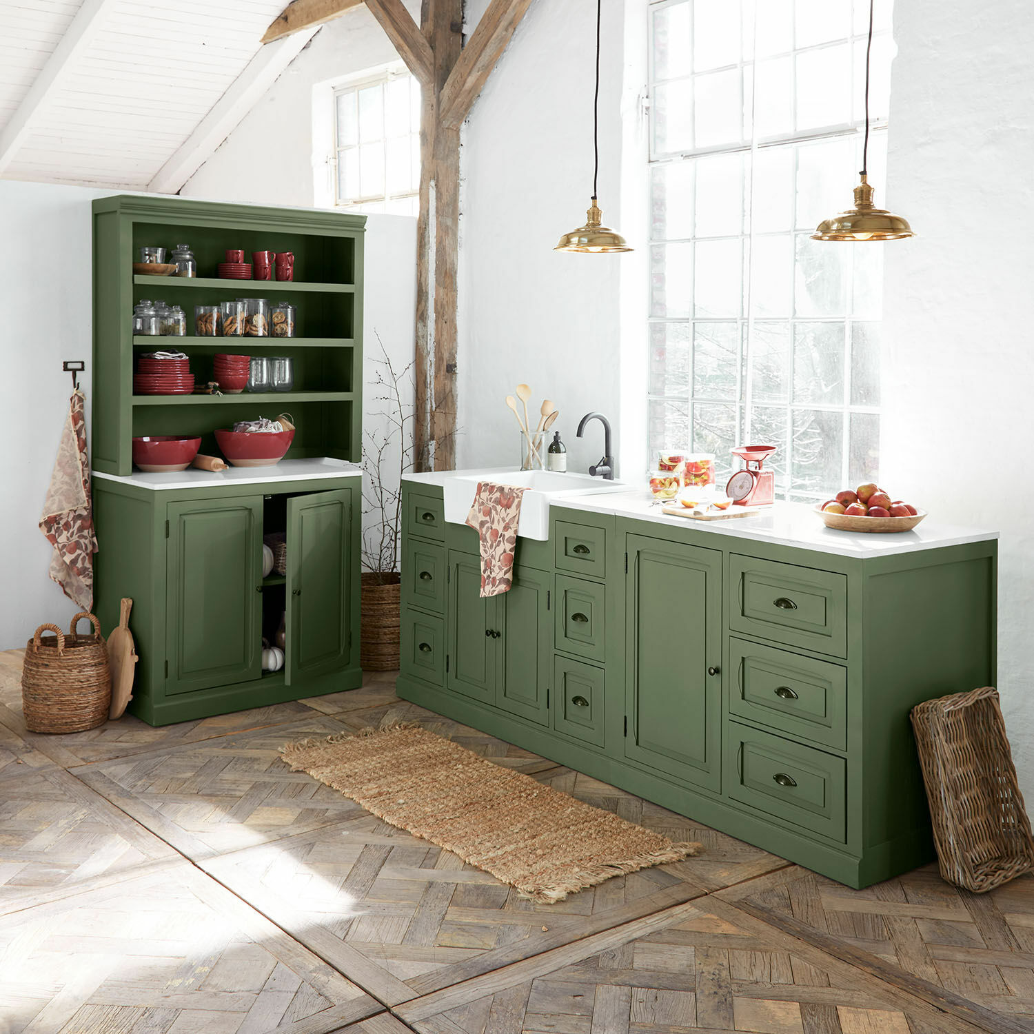 Set di 4 mobili da cucina Lansbury