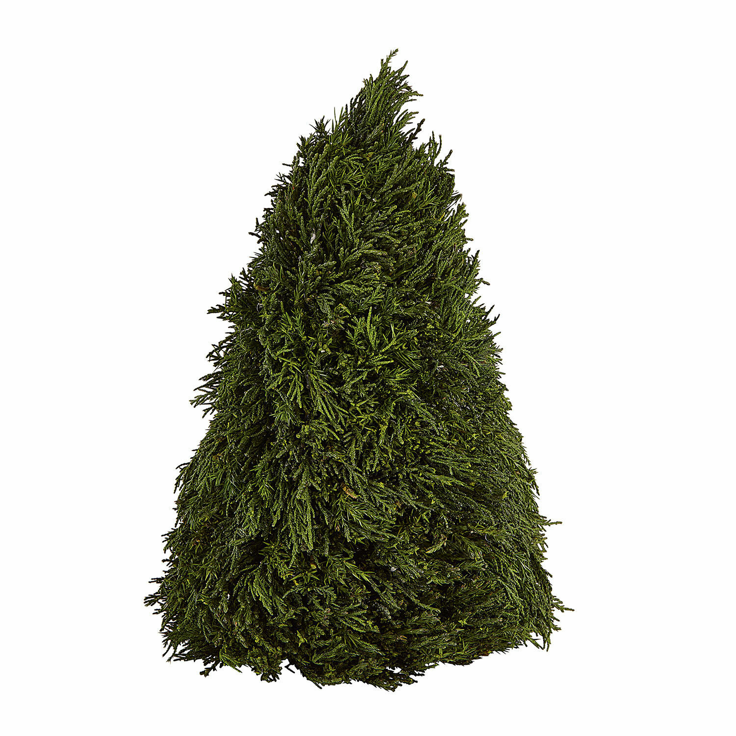 Alberello decorativo Moran Albero di Natale artificiale a forma conica in materiale verde, decorazione natalizia