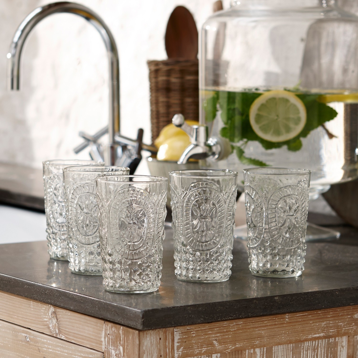 Set di 6 bicchieri Fleury