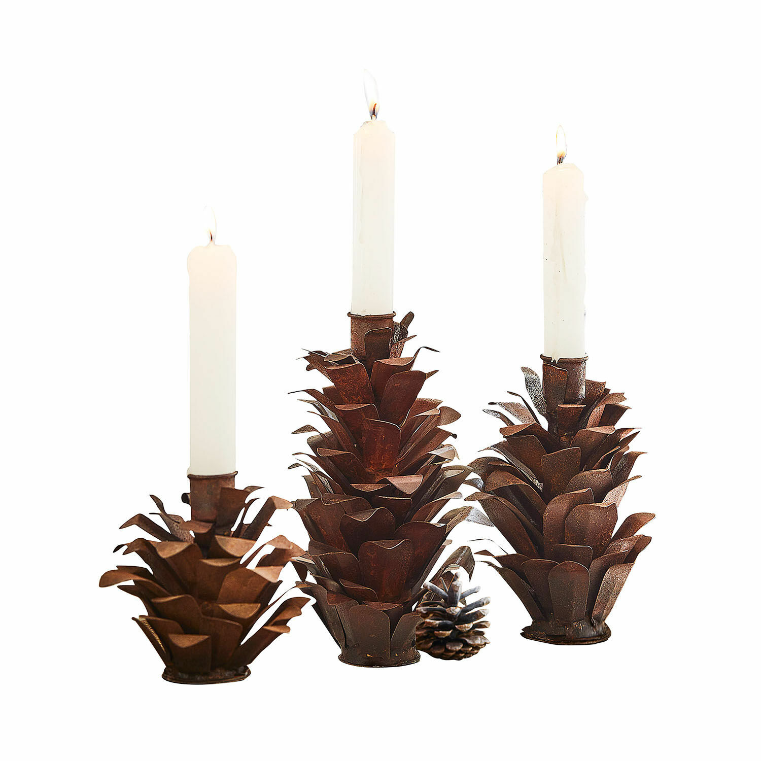 Set di 3 candelieri Deerfield