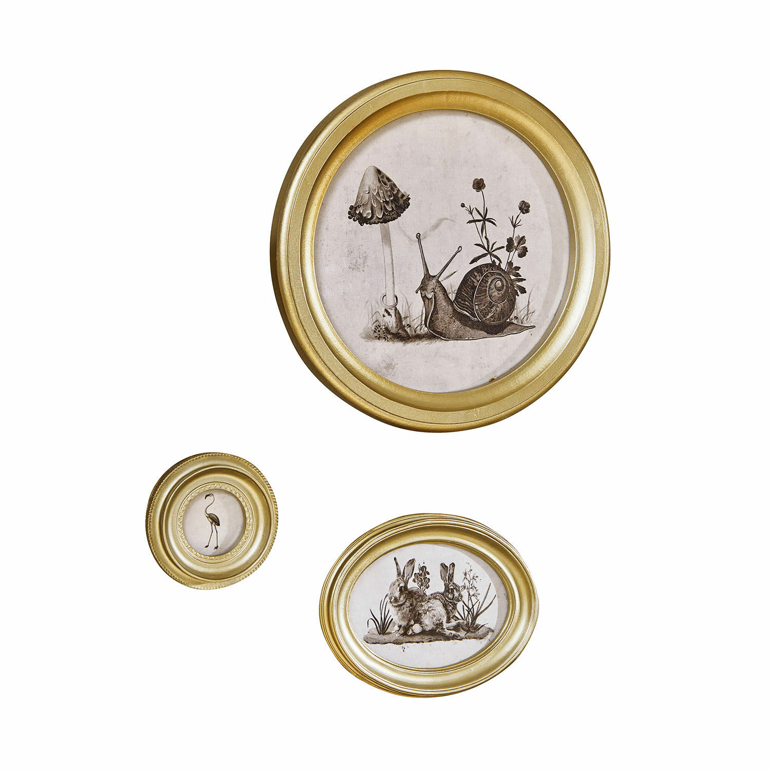 Set di 3 quadretti Atriana