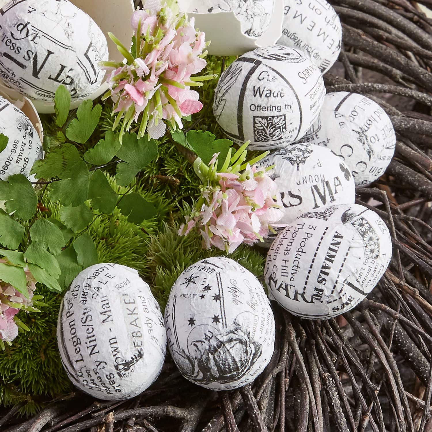 Set di 24 uova di Pasqua Drystan