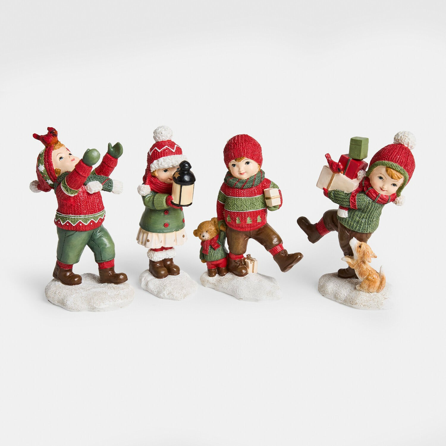 Set di 4 statuine Irenja Set di 4 statuine Irenja