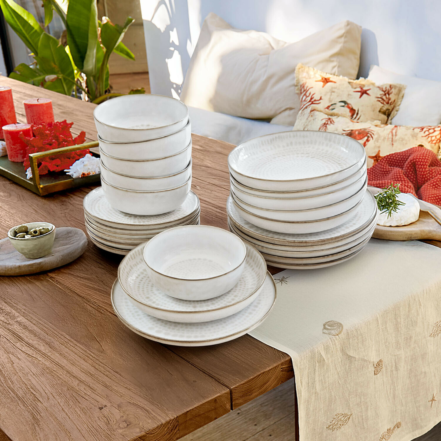 Set di 24 stoviglie Marnis