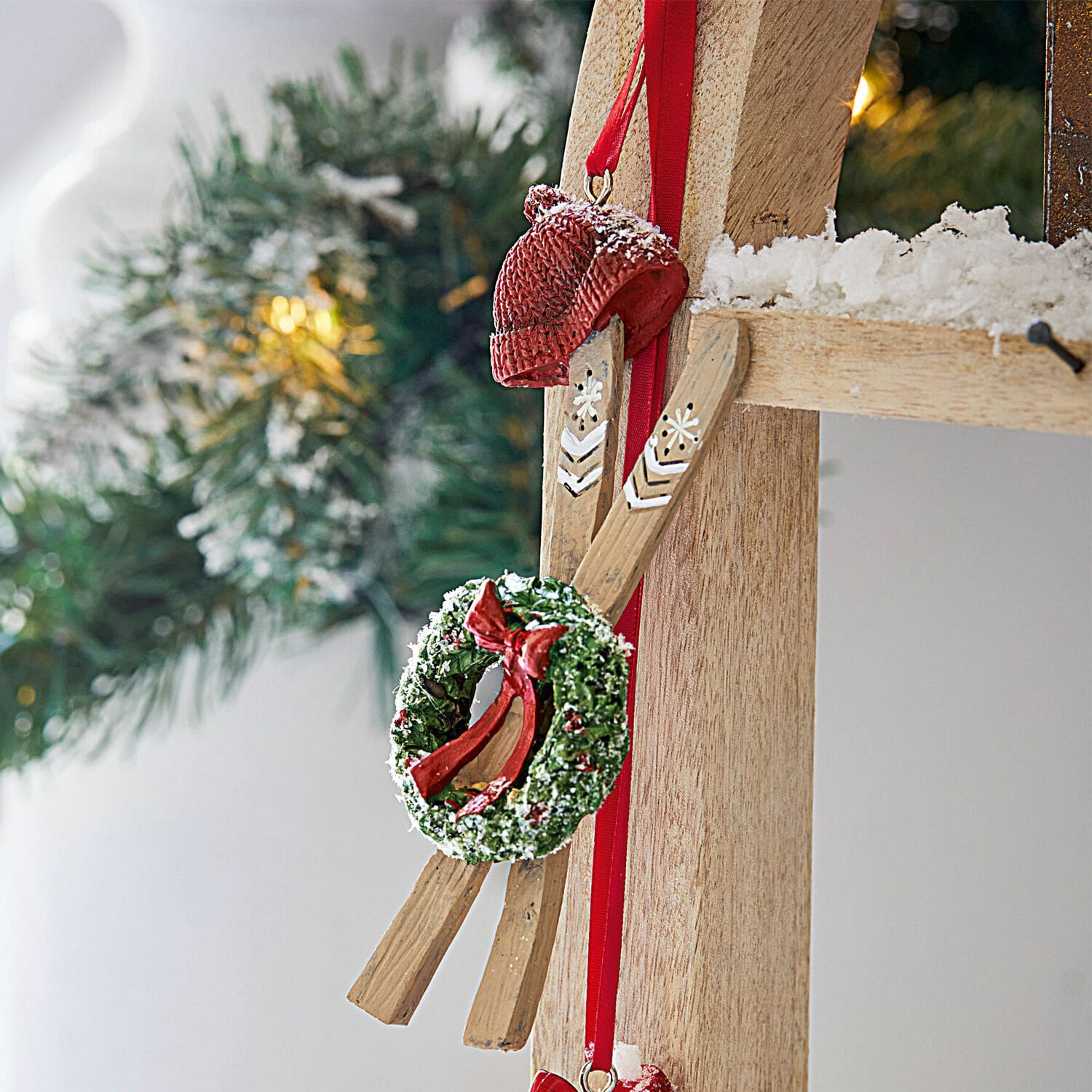 Set di 4 decorazioni da appendere Papeta