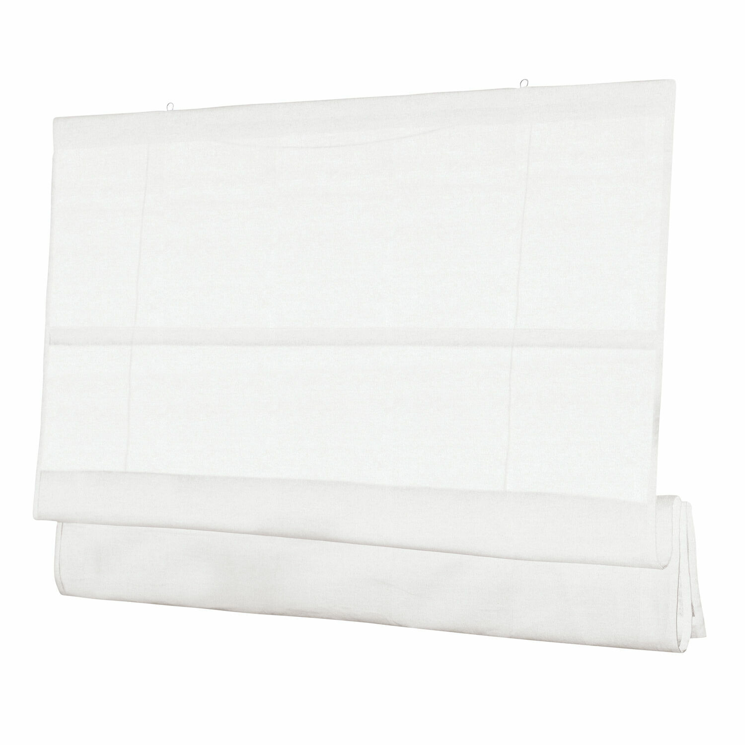 Tenda a pacchetto Fides Tenda a rullo romana in tessuto bianco per finestra, decorazione d'interni e protezione solare