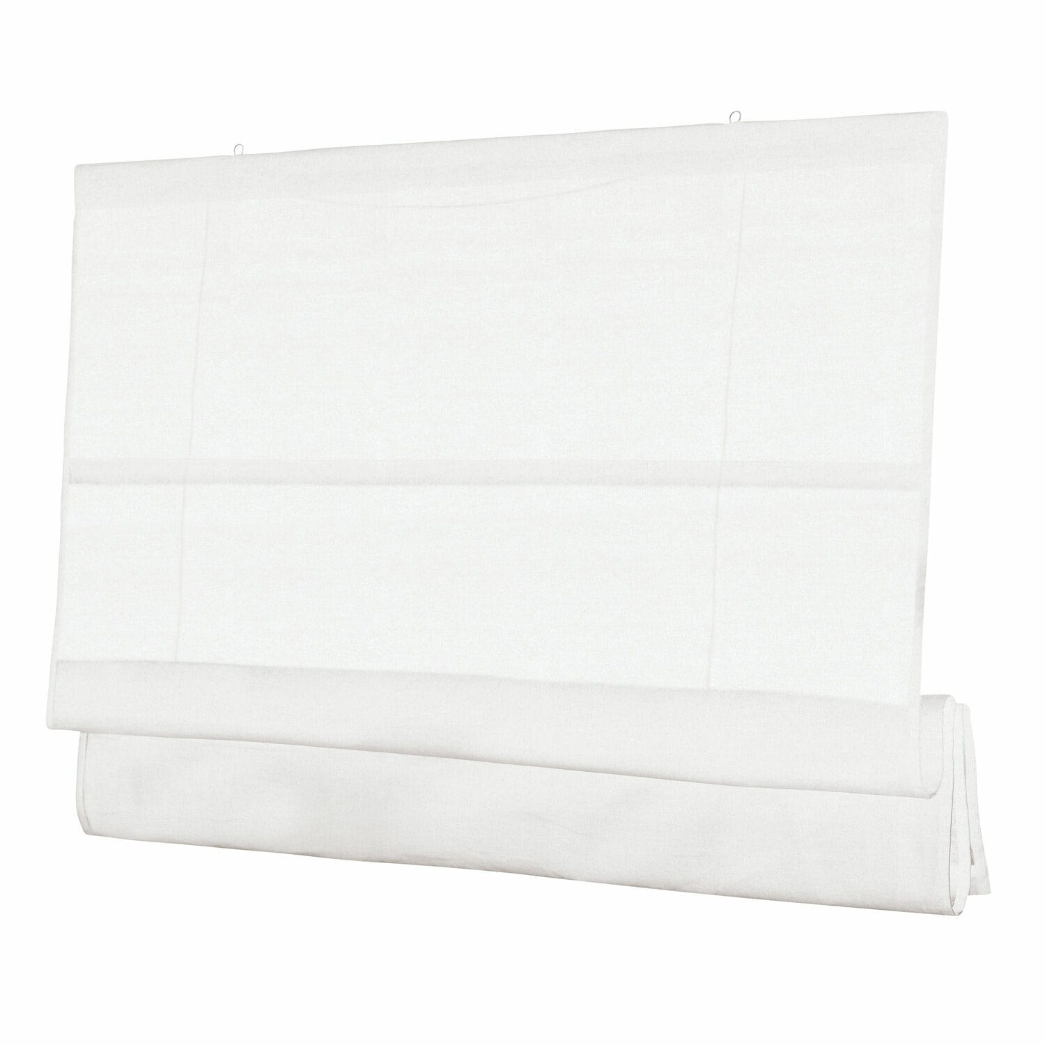 Tenda a pacchetto Fides Tenda a rullo romana in tessuto bianco per finestra, decorazione d'interni e protezione solare
