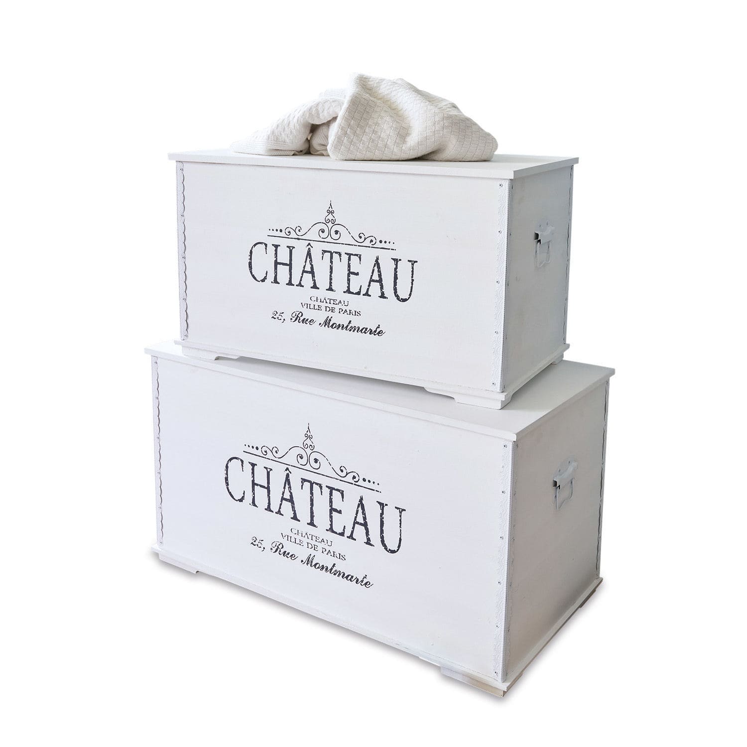 Coppia di bauli Château