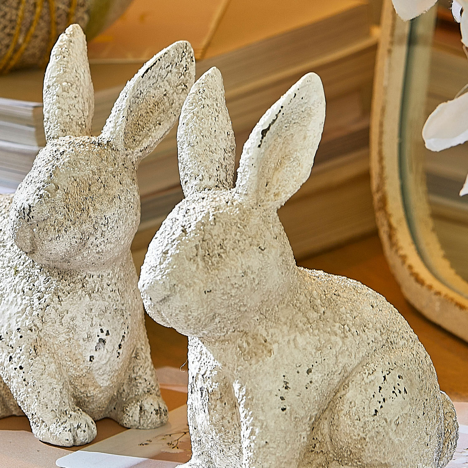 Coppia di coniglietti decorativi Samirah