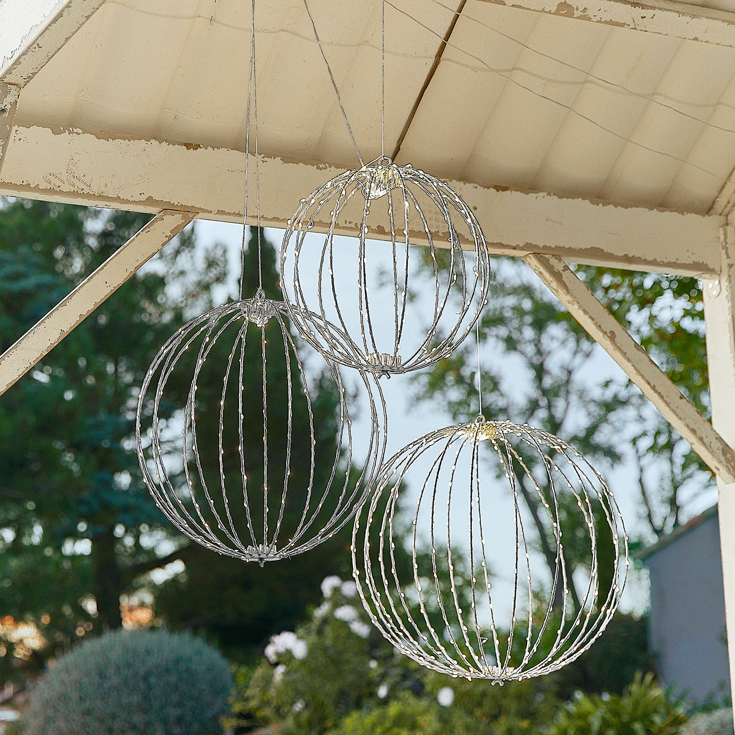 Set di 3 sfere a LED Brilliante