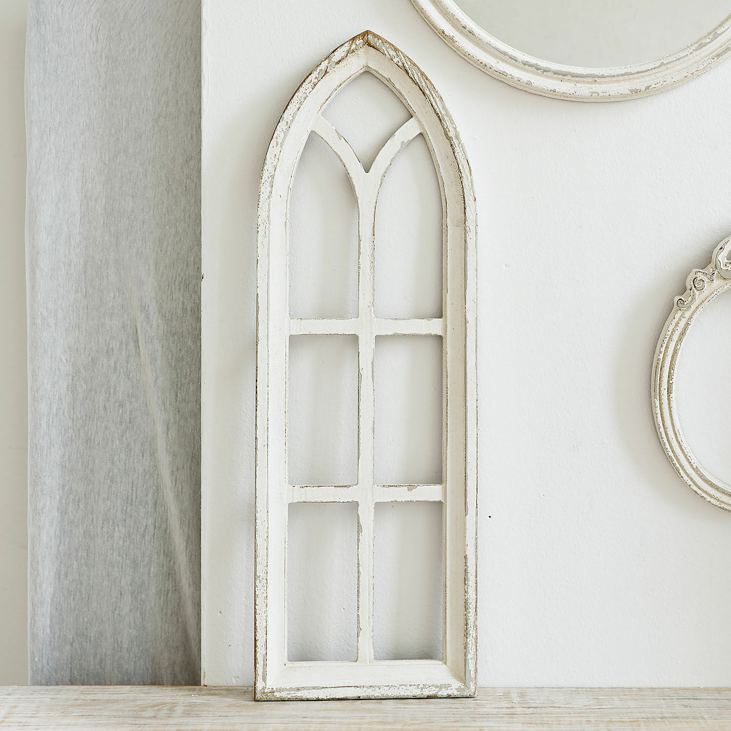 Set di specchio e 2 finestrelle decorative Morilev