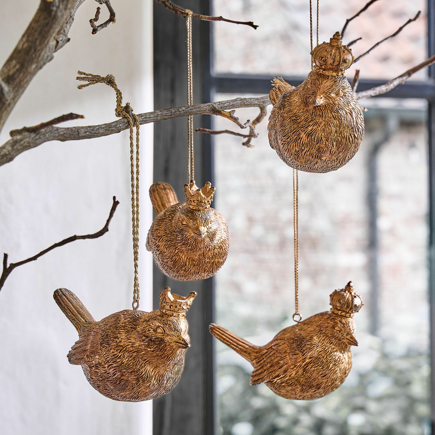 Set di 4 decorazioni da appendere Dottica