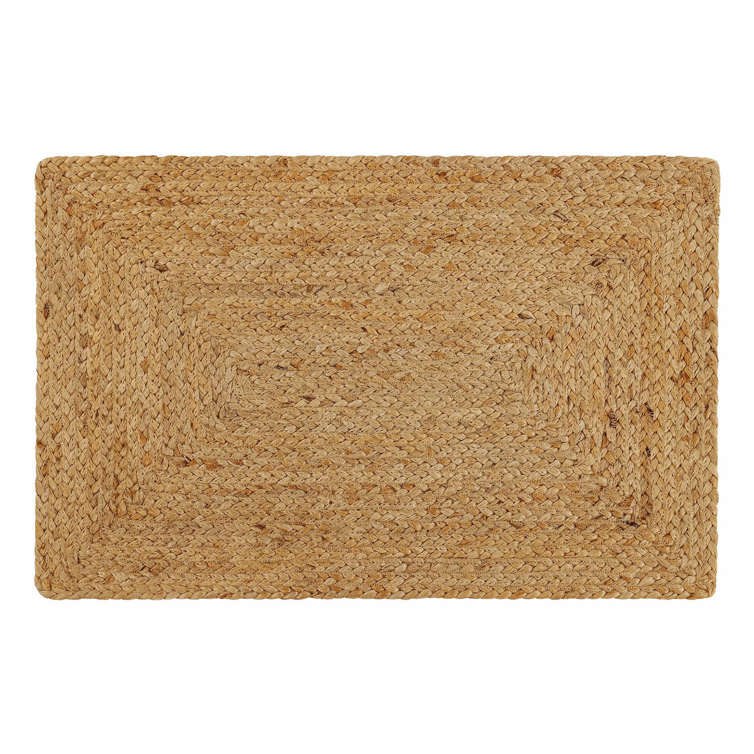 Scendibagno Busselton Tappeto rettangolare in juta intrecciata naturale beige per arredamento sostenibile