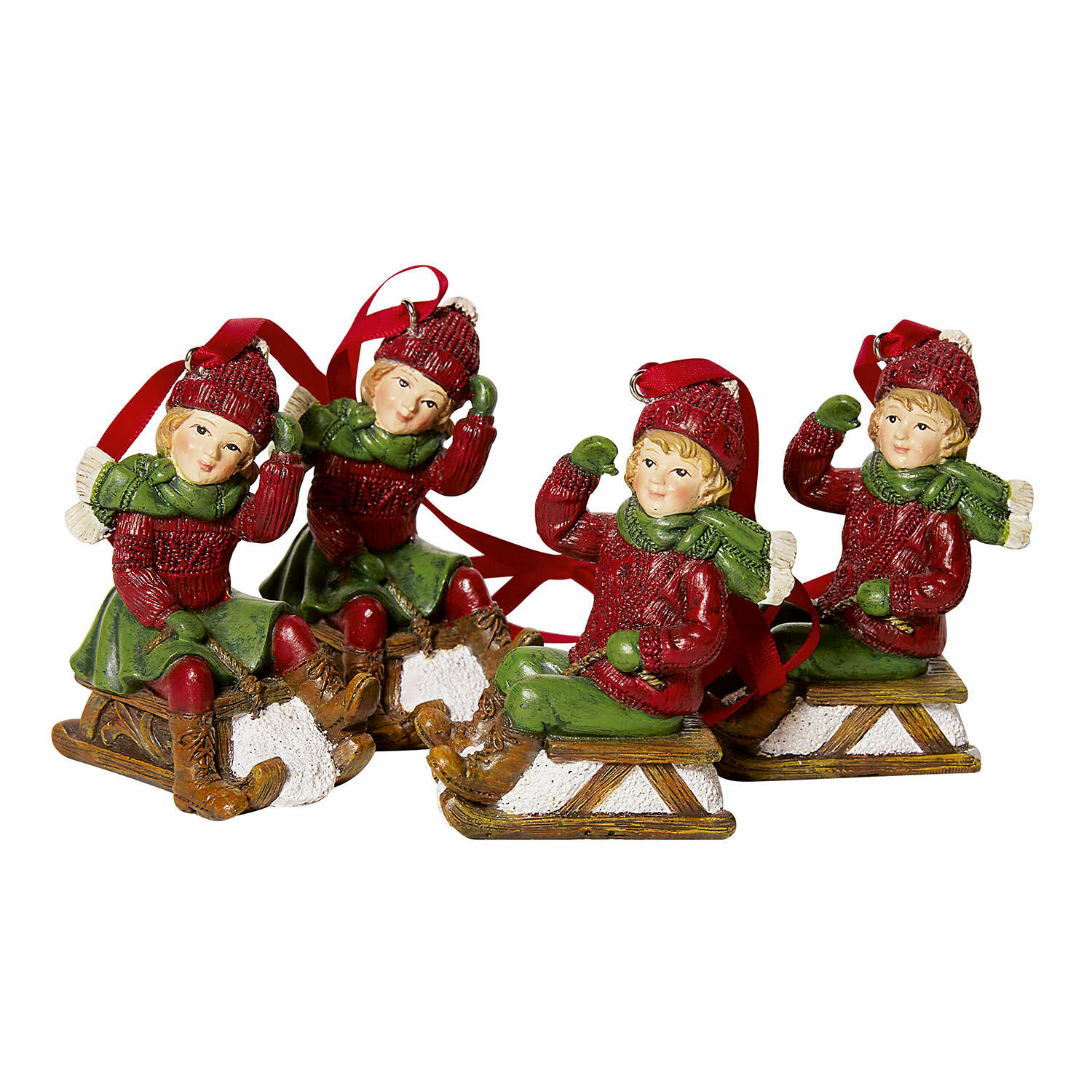 Set di 4 decorazioni da appendere Lia & Dia
