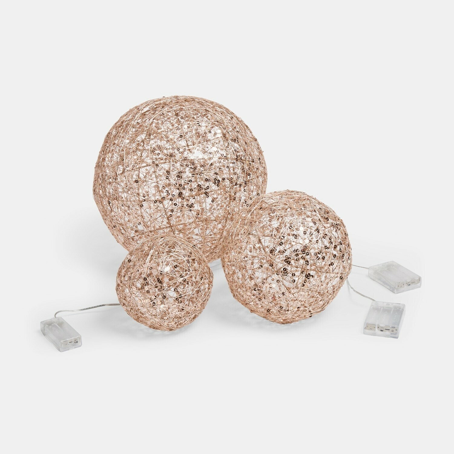 Set di 3 sfere a LED Casaglam