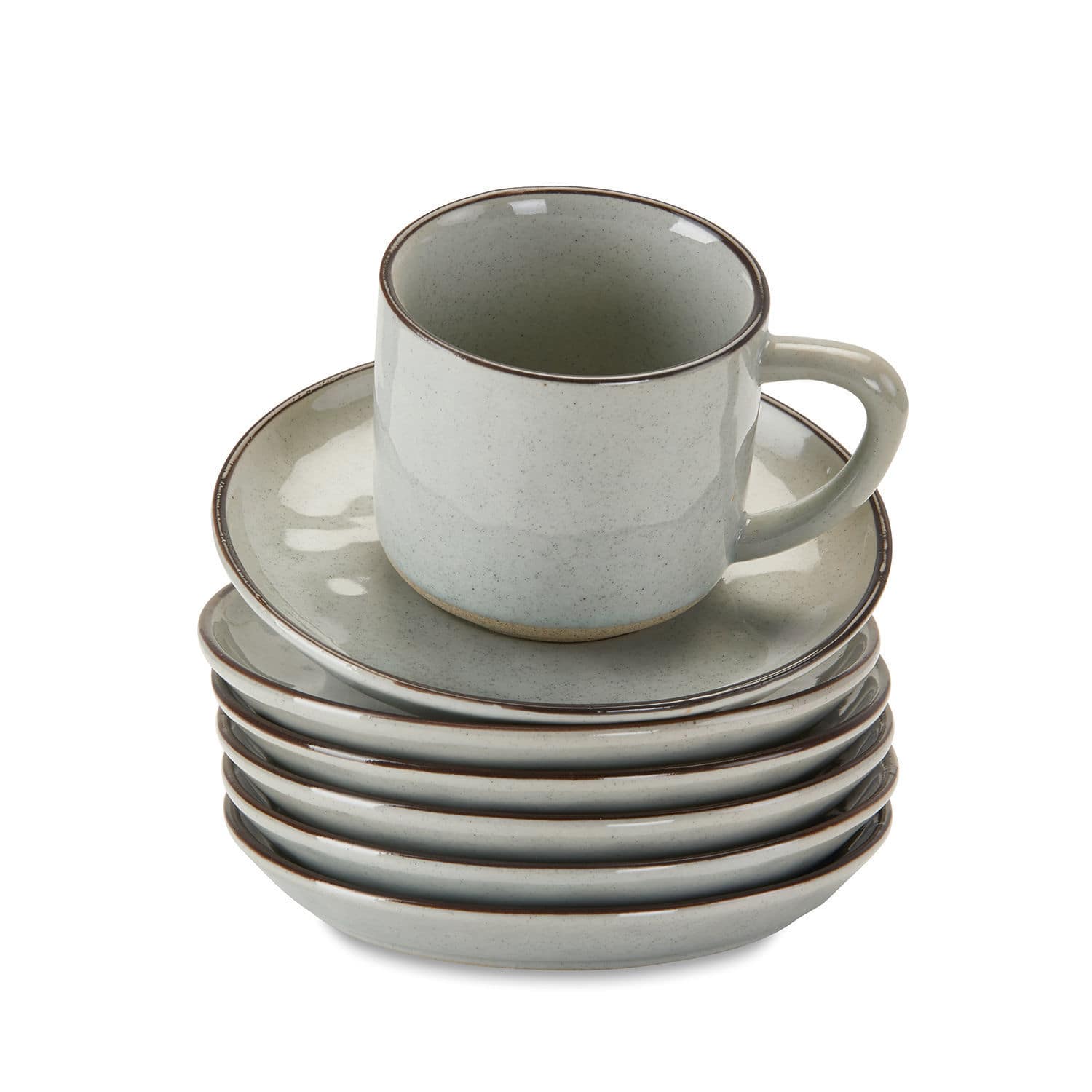 Set di 6 tazze con piattino Biarré