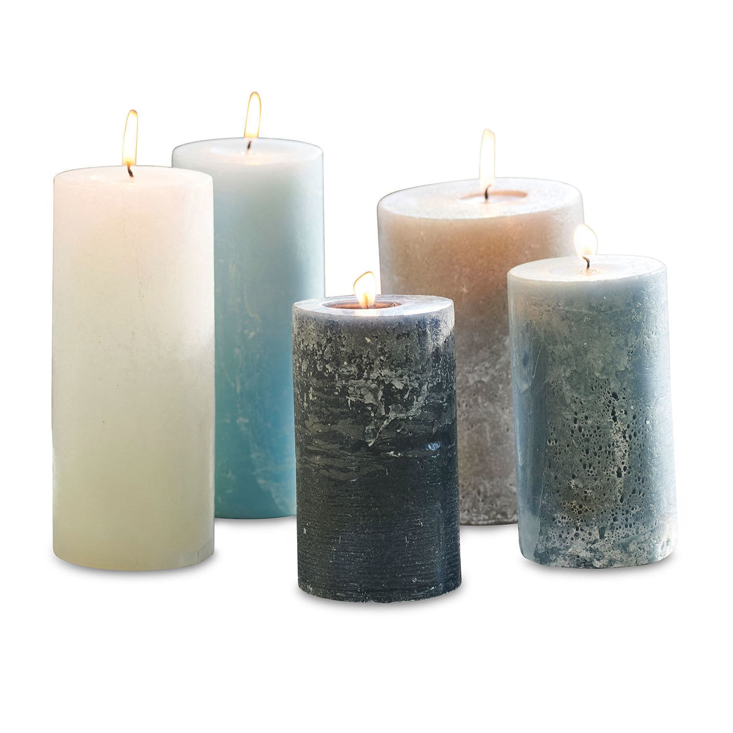 Set di 5 candele Panagra