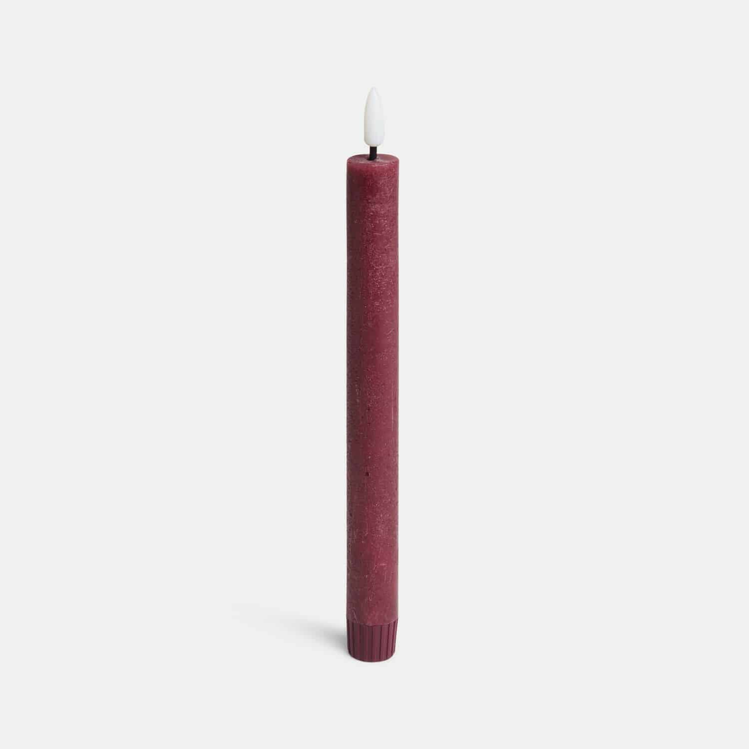 Set di 4 candele a stelo a LED Eldsora