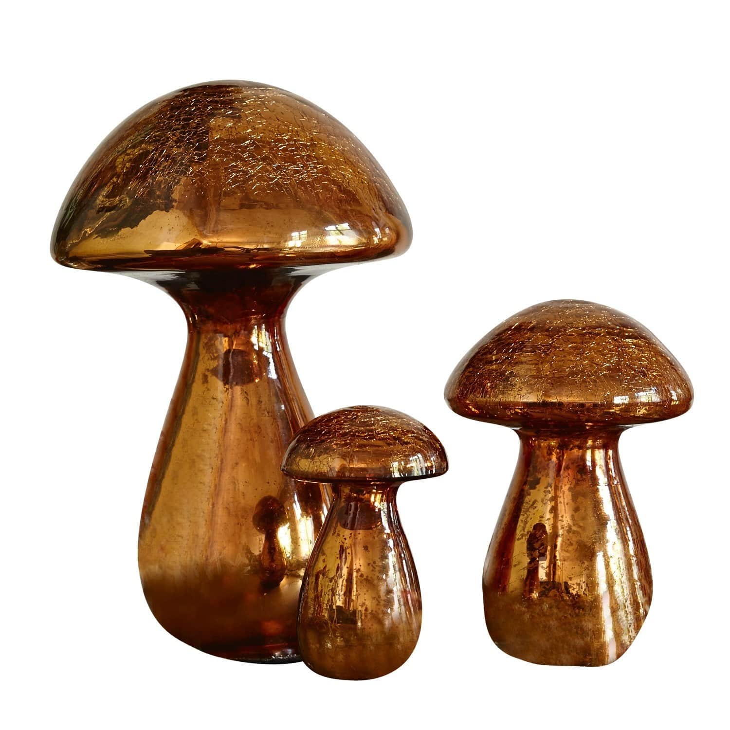 Set di 3 funghi decorativi Mushrooms