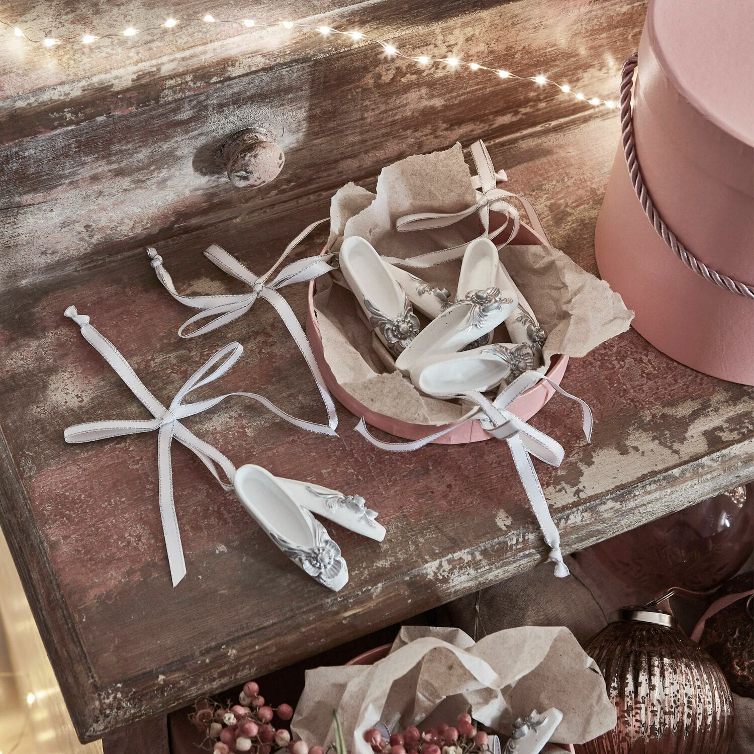 Set di 4 decorazioni da appendere Sindlas