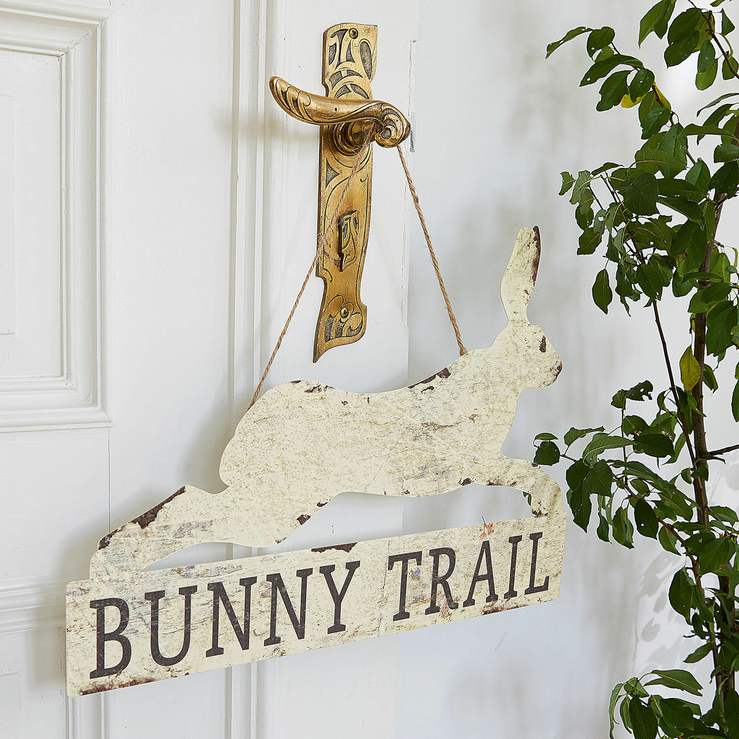 Targa decorativa Bunny Trail