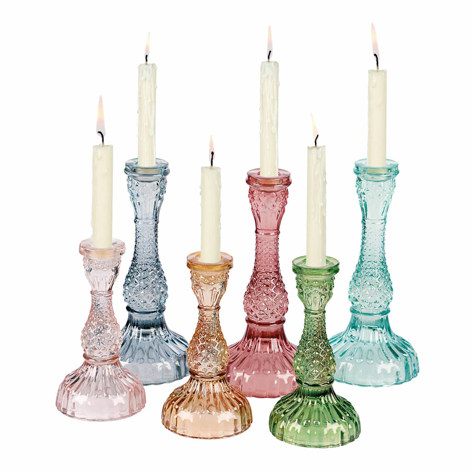Set di 6 candelieri Moana