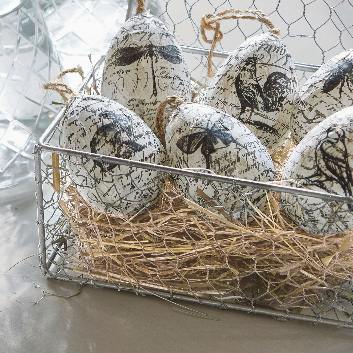 Set di 6 uova di Pasqua Beston