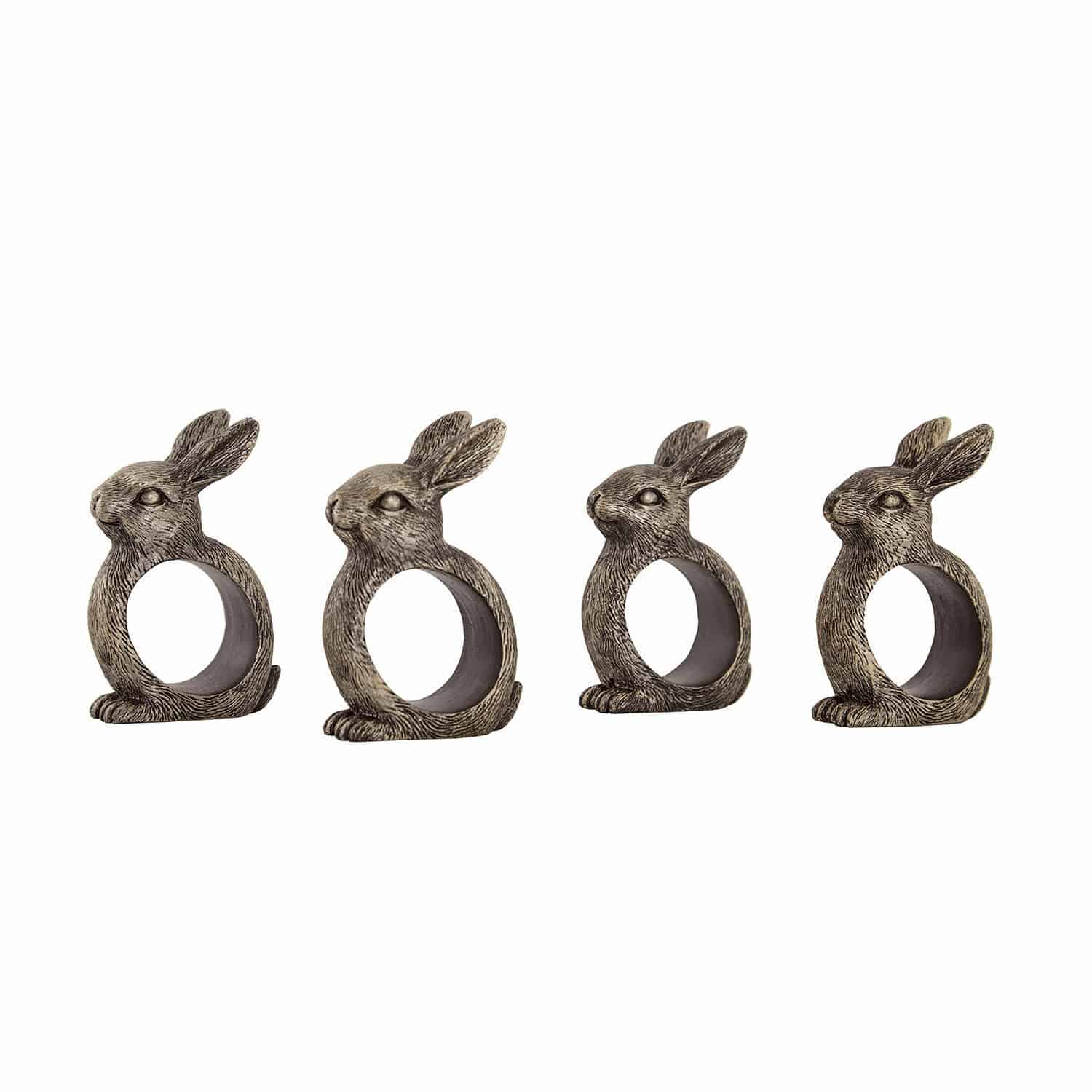 Set di 4 portatovaglioli ad anello Bresanto