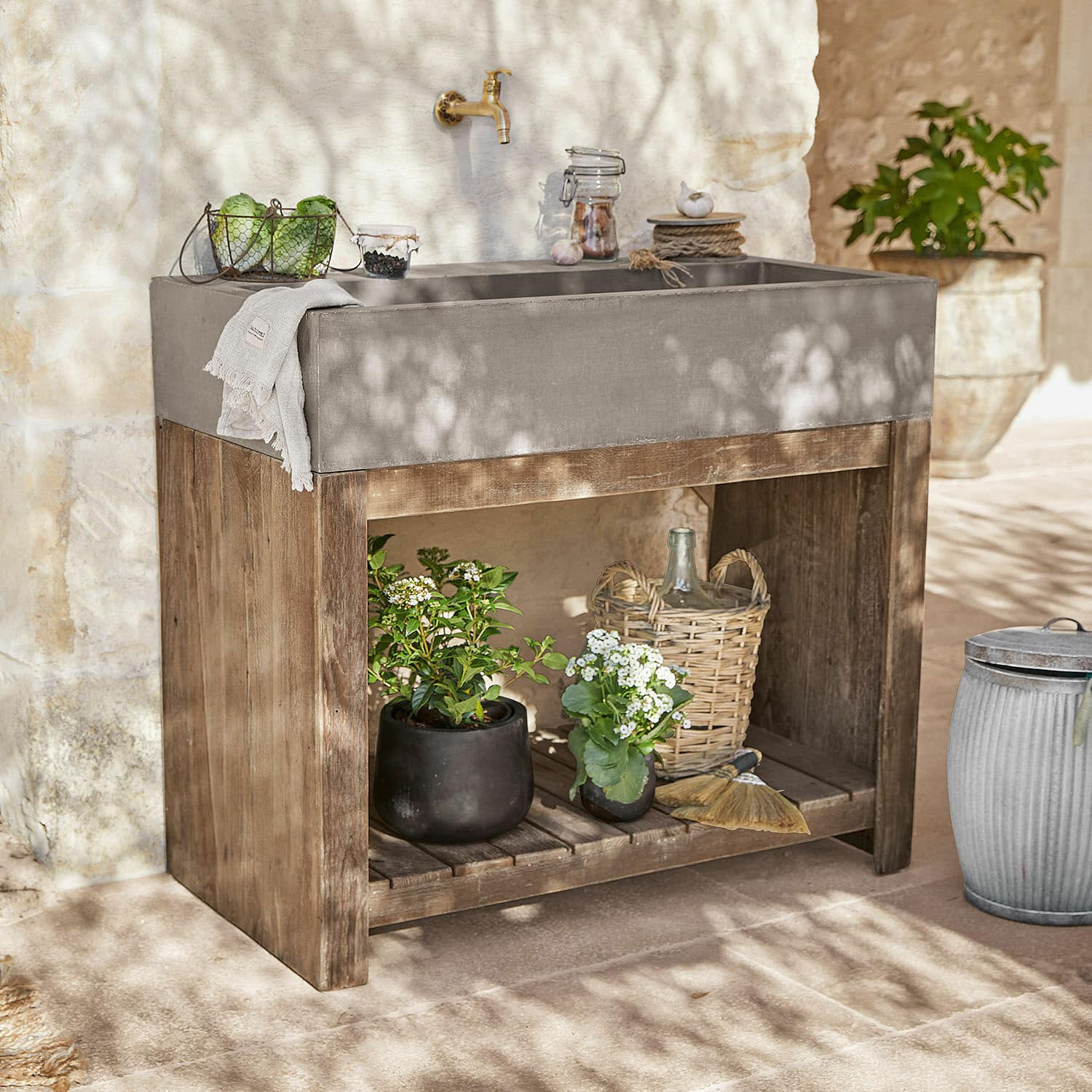 Mobile con lavabo Baines