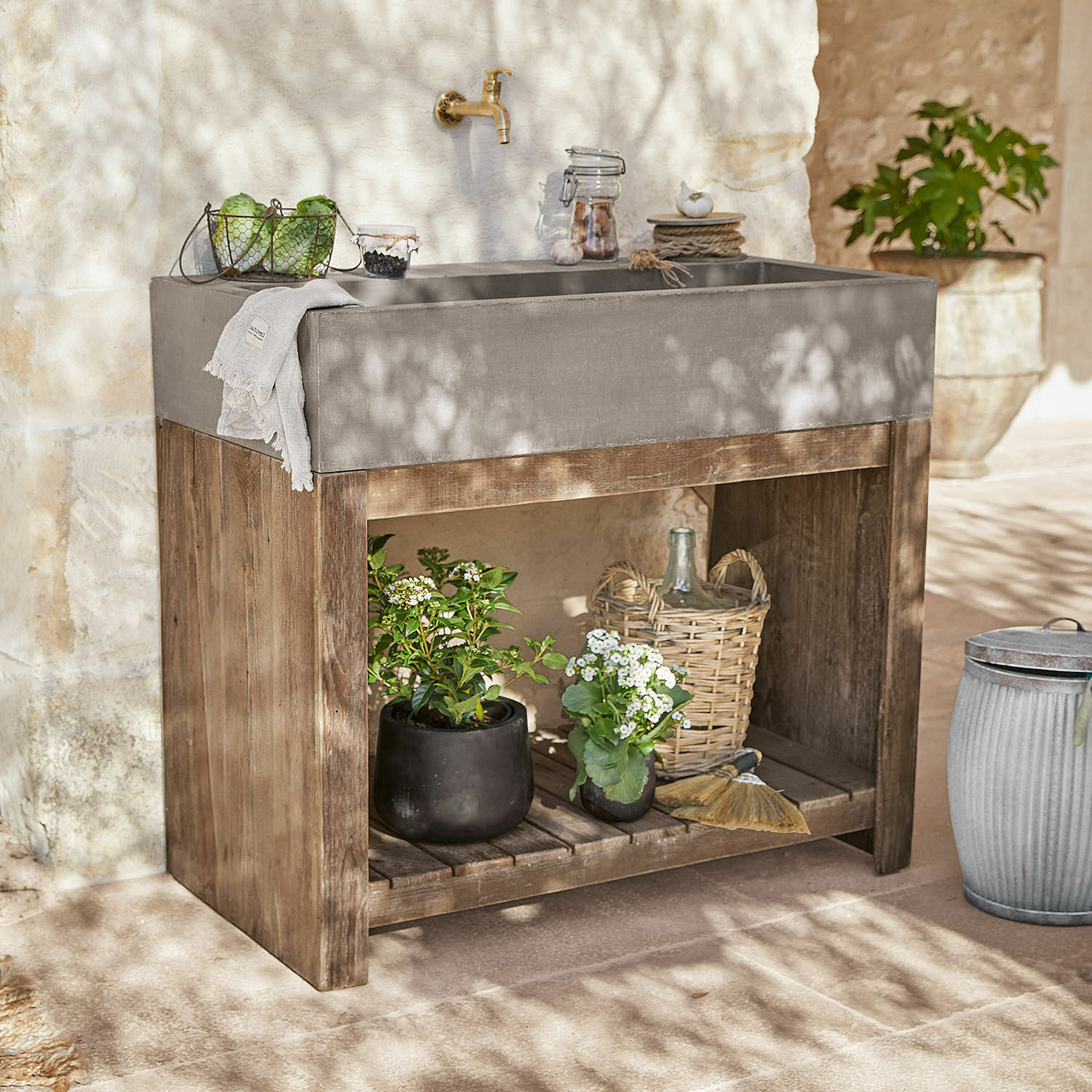 Mobile con lavabo Baines