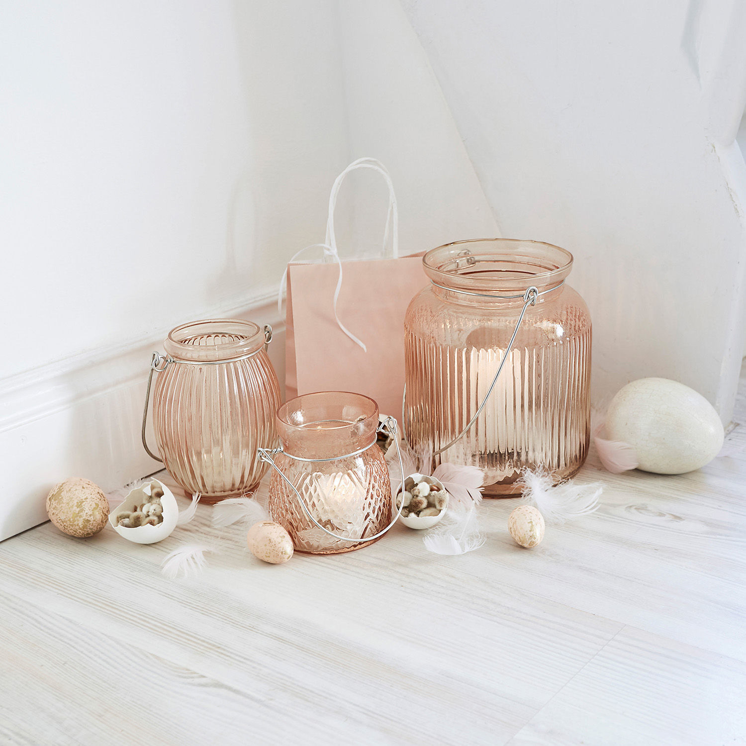 Set di 3 portacandele Maxence