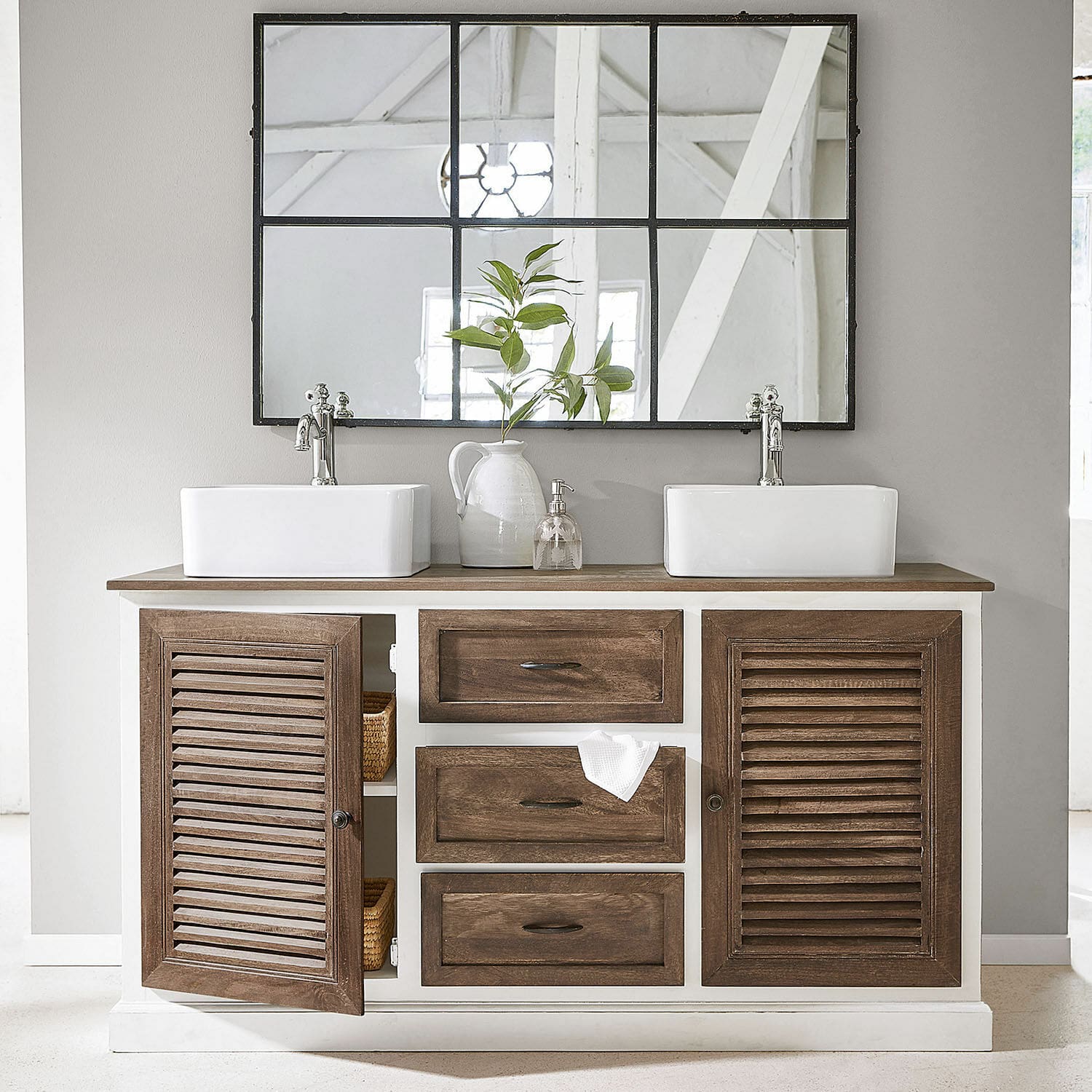 Mobile con doppio lavabo Farmington