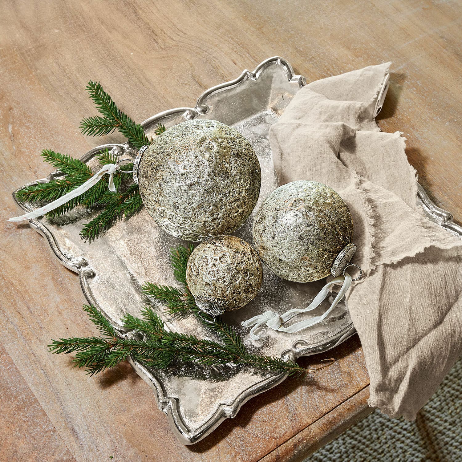 Set di 3 decorazioni natalizie Fautea