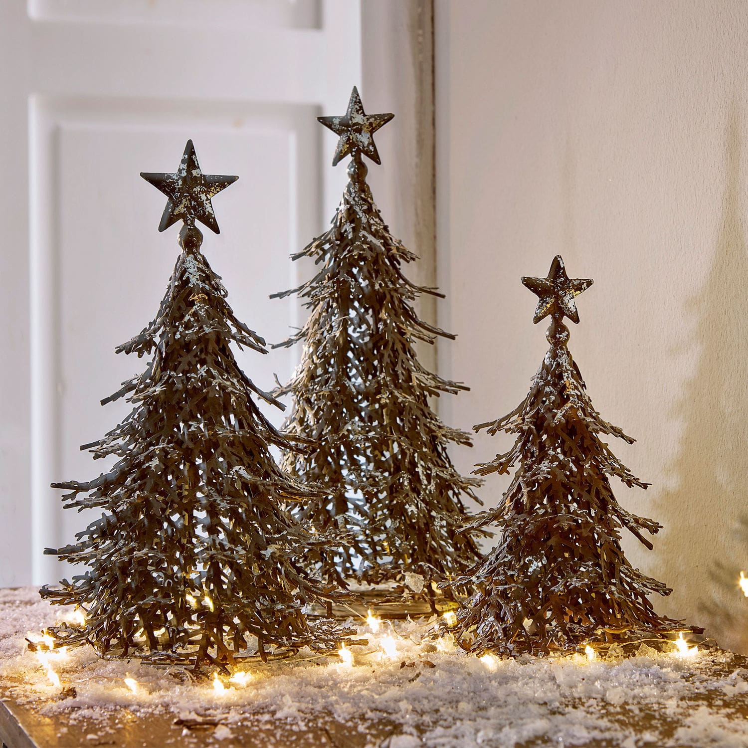 Set di tre alberelli decorativi Tennie