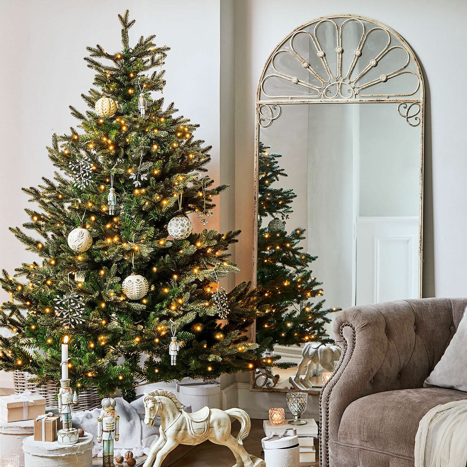 Set di 6 decorazioni natalizie Eileen