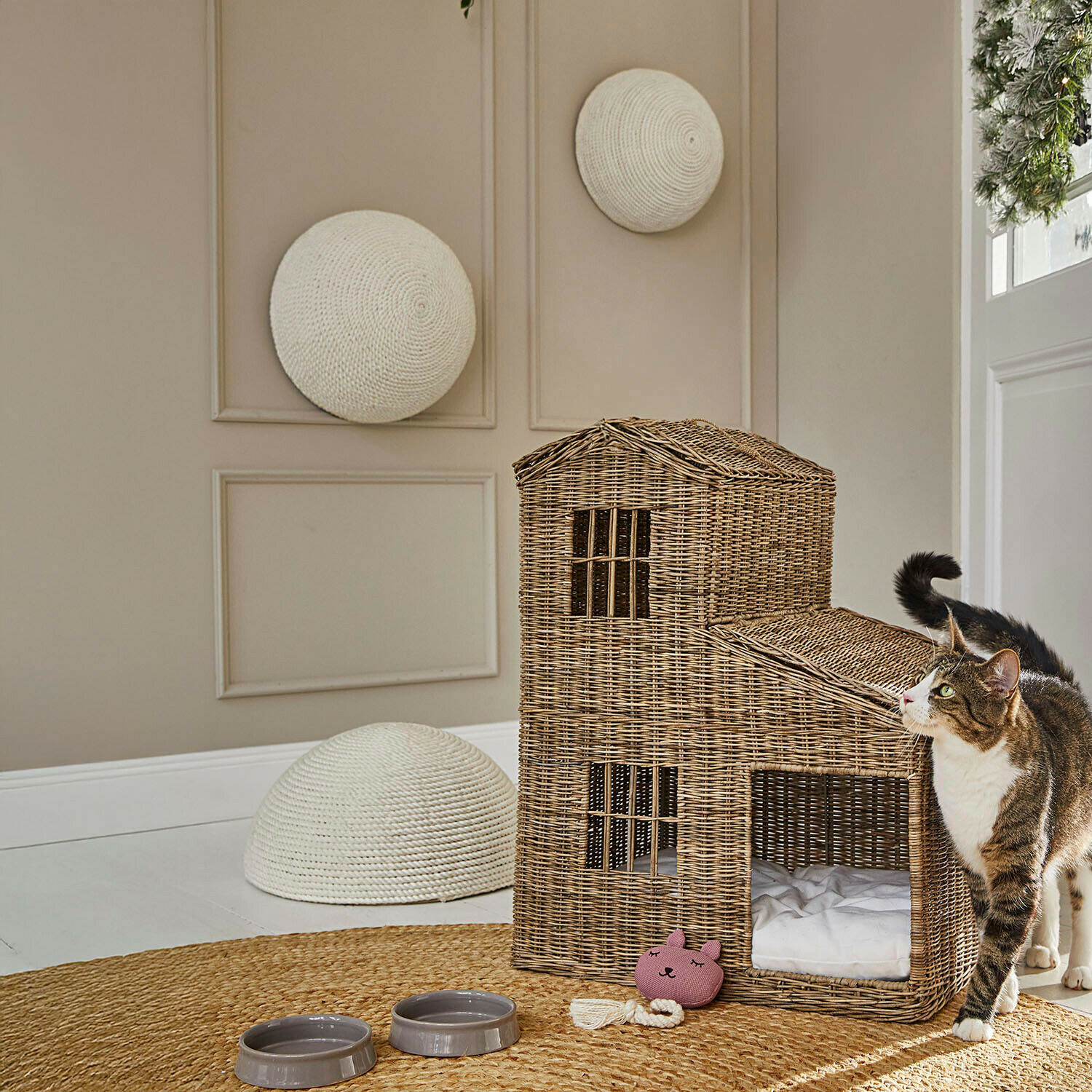 Set di 3 decorazioni tiragraffi Hallira