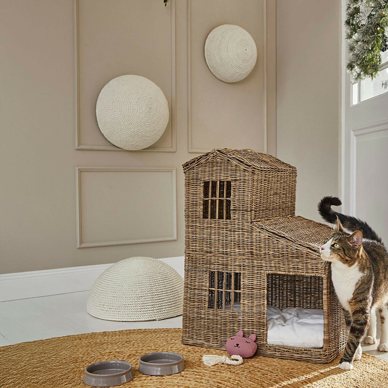 Set di 3 decorazioni tiragraffi Hallira