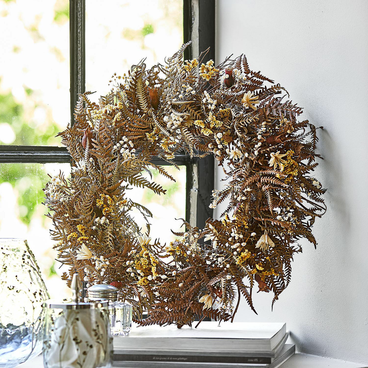 Corona di fiori secchi Evique