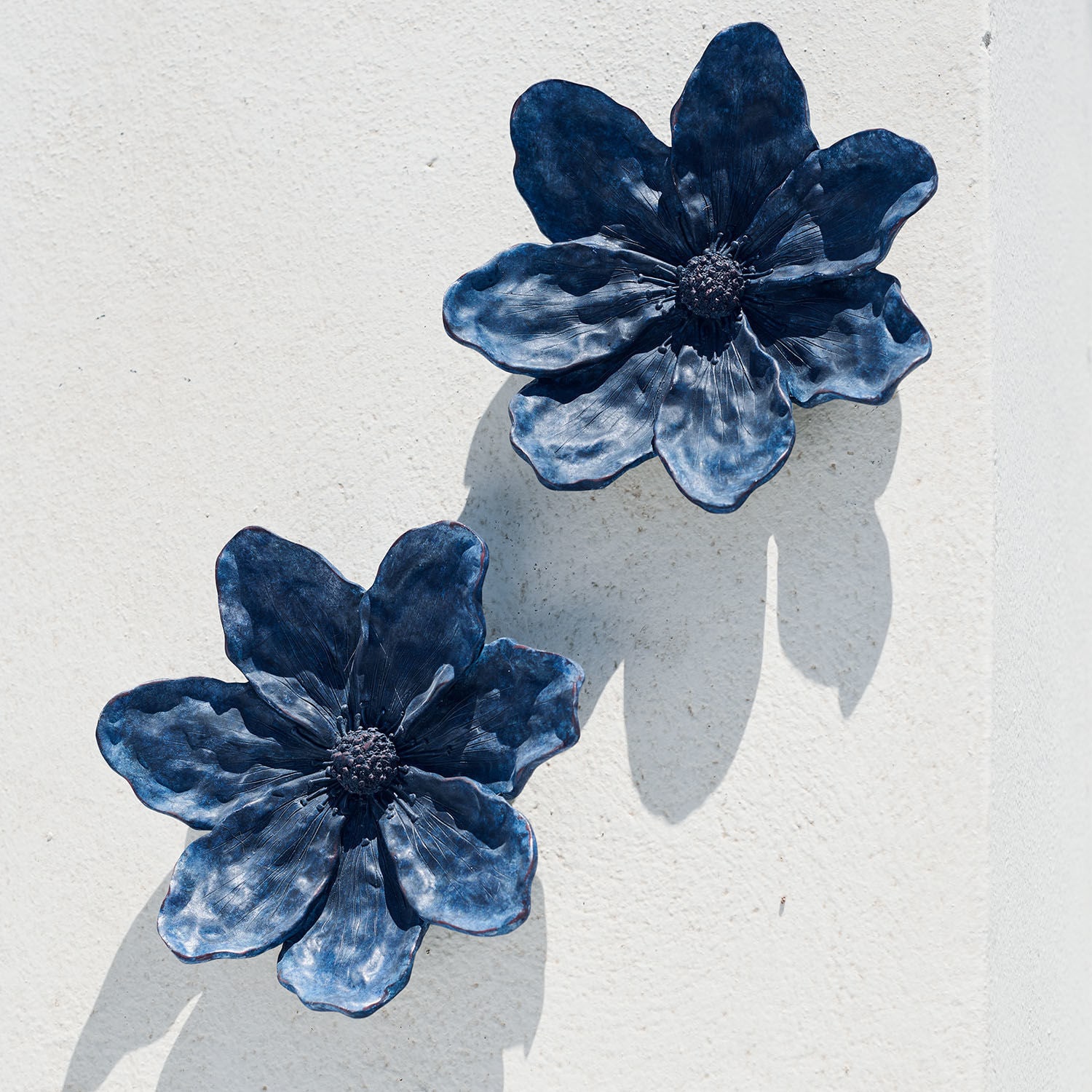 Coppia di fiori decorativi Jund