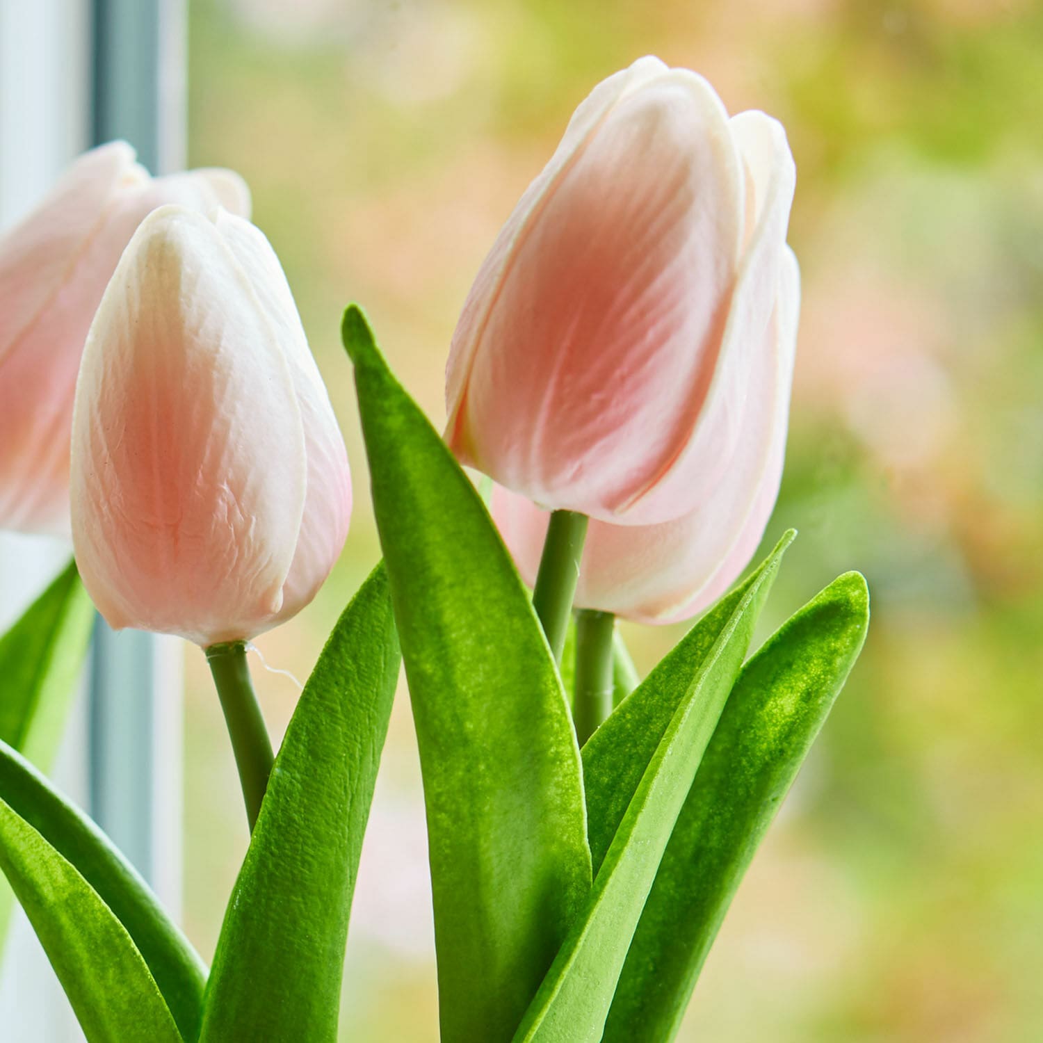 Coppia di vasi con tulipani decorativi Zéphine