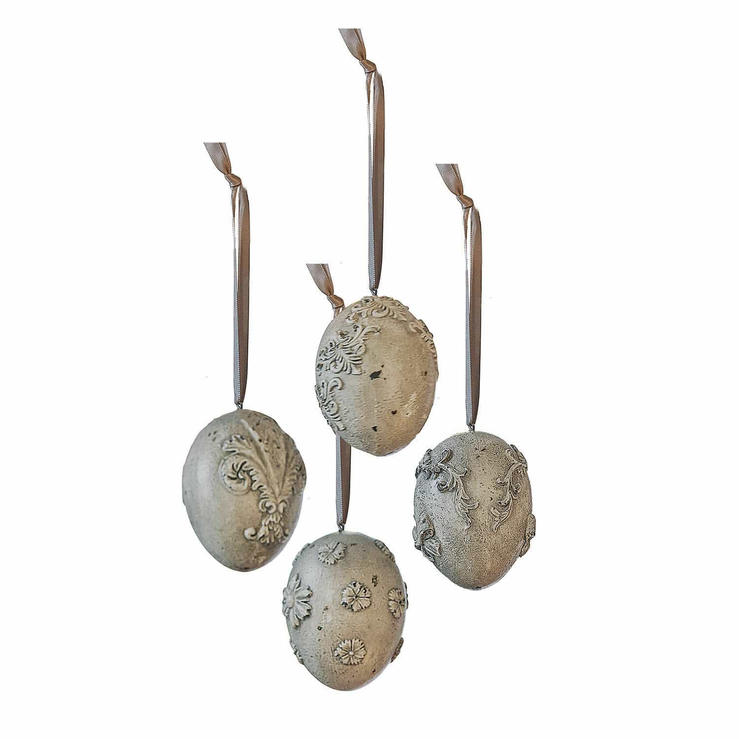 Set di 4 decorazioni da appendere Zama