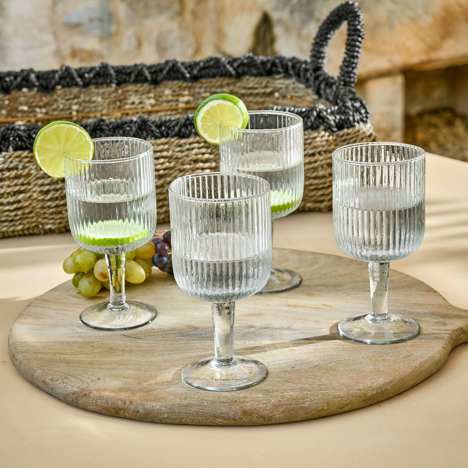 Set di 4 bicchieri Caleza