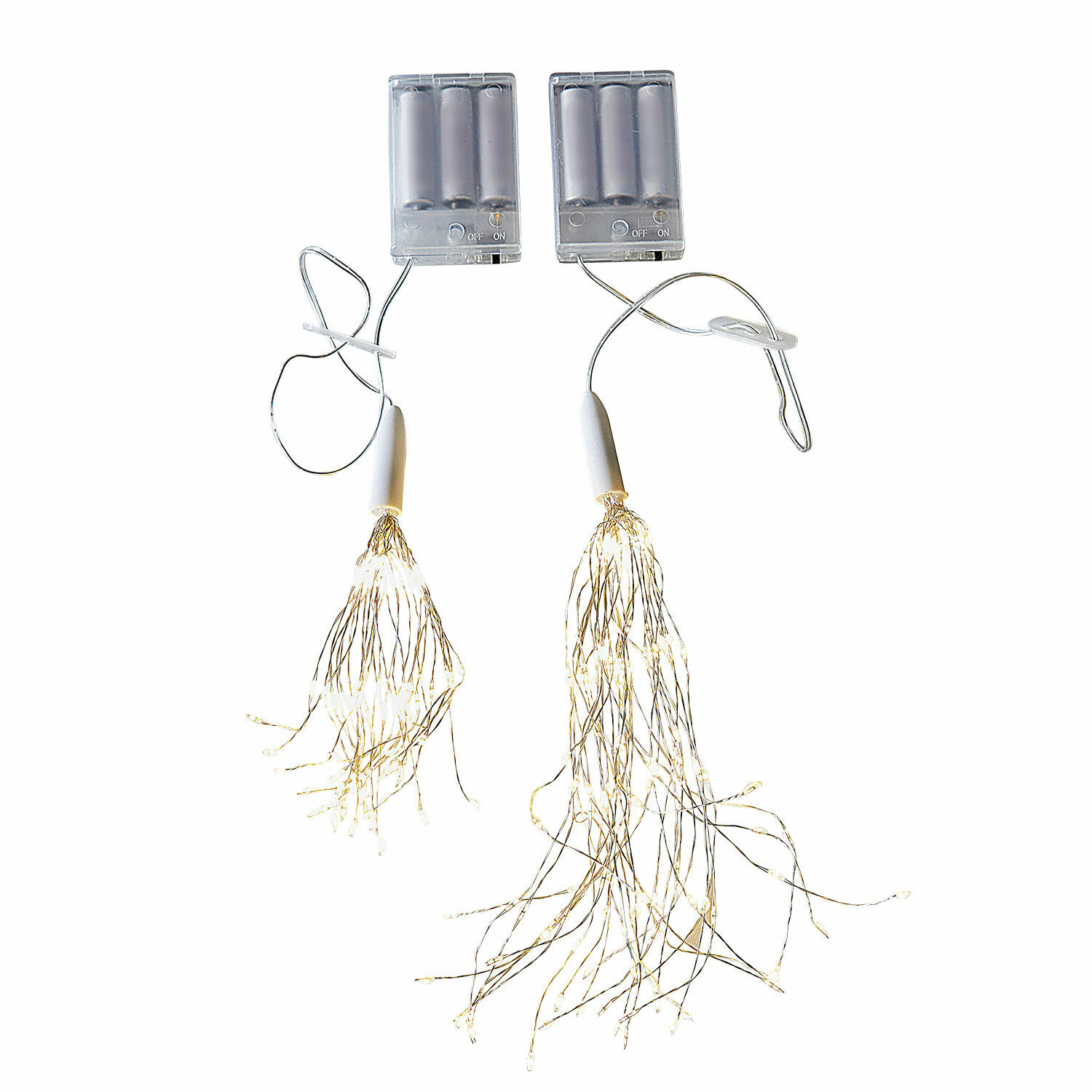 Coppia di catene luminose Carbini